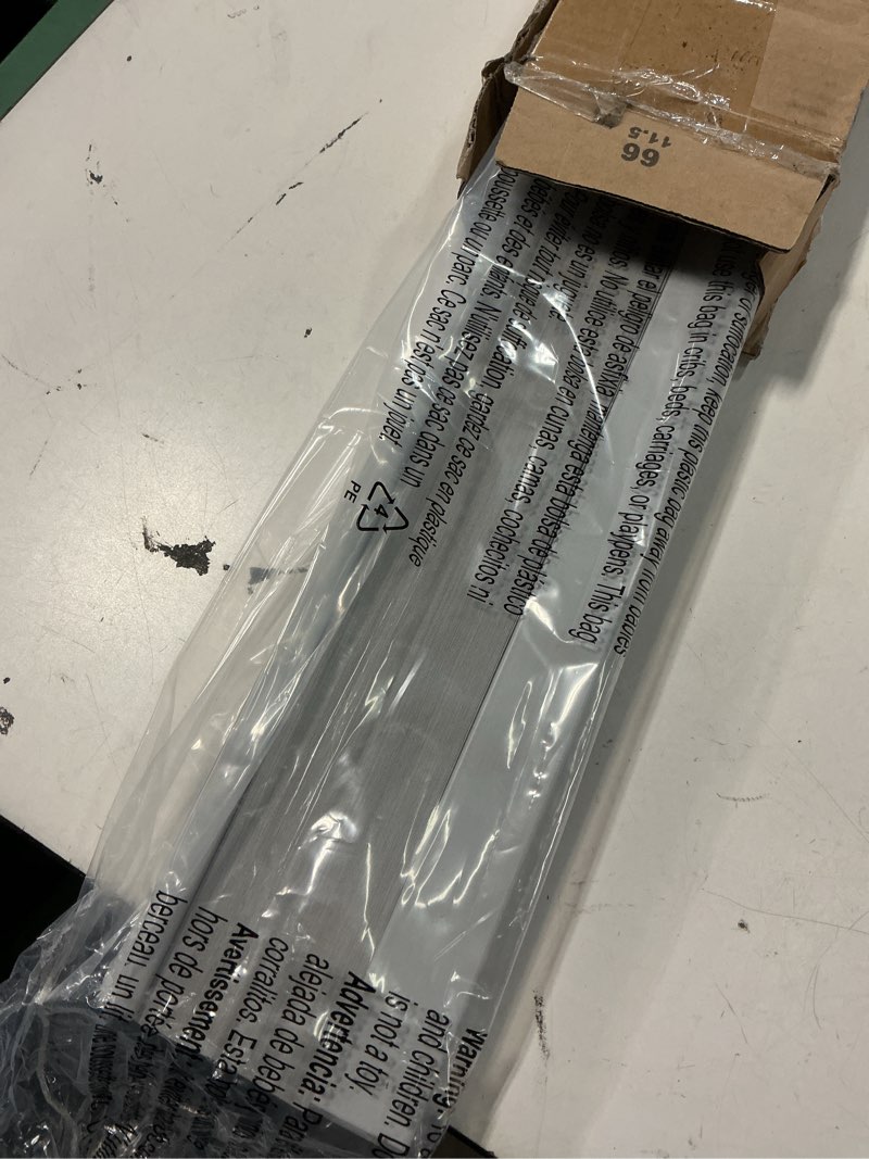 Condition photo showing Good Condition for lazblinds cordless cellular shades for french doors, no drill french door blinds for privacy, light filtering honeycomb shades for front door patio sliding glass door, 1 pack, 26" w x 78" h, grey grey-light filtering 26"w x 78"h