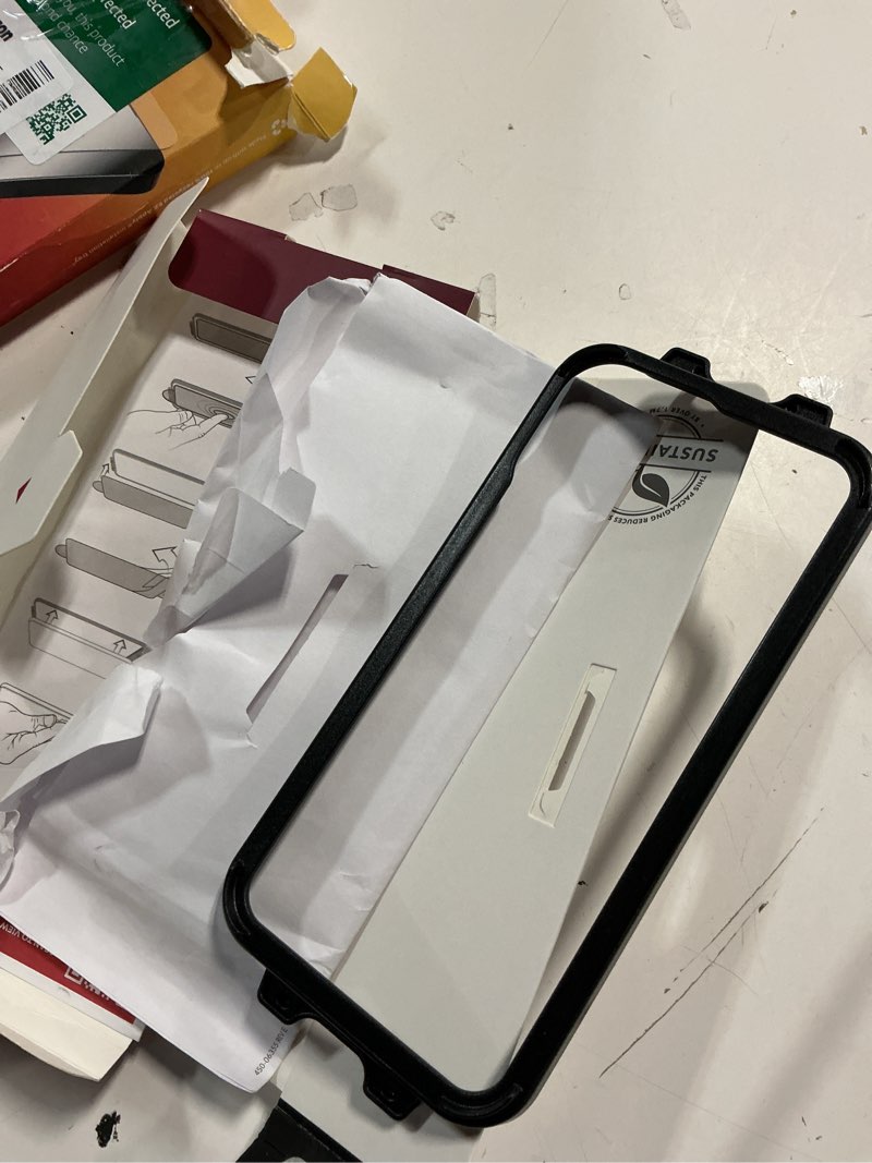 Condition photo showing Good Condition for zagg glass+ screen protector for iphone 15 pro max - 3x stronger with reinforced edges, scratch & smudge-resistant surface, invisibleshield, easy to install