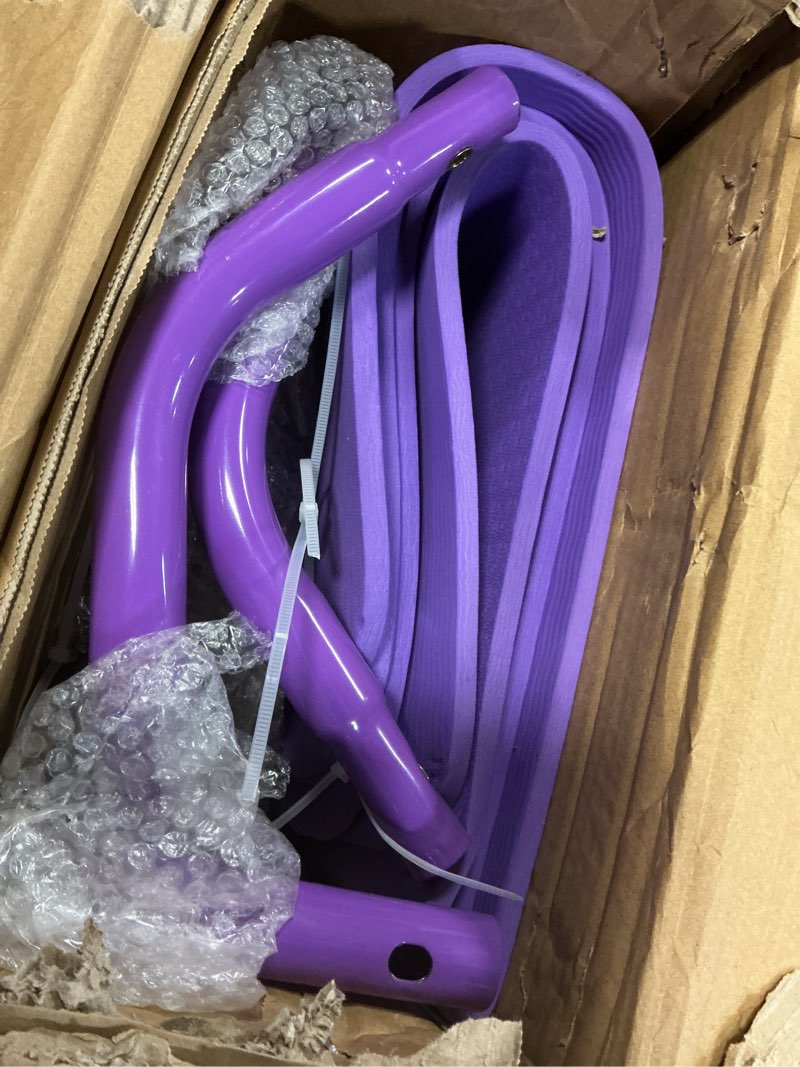 Condition photo showing Good Condition for Gymnastic Bars for Kids with Adjustable Height, Folding Gymnastic Training Kip Bar, Expandable Horizontal Bar for Home Purple with Mat