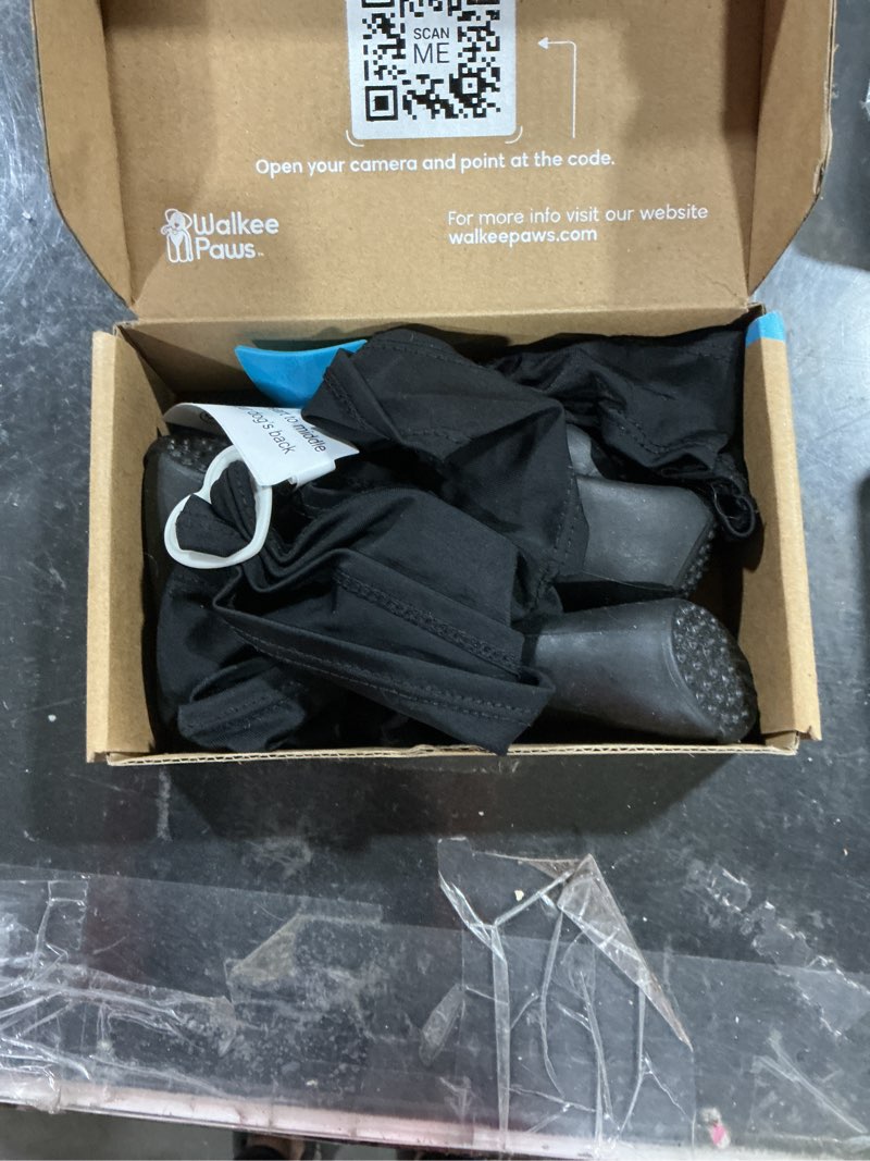 Condition photo showing Good Condition for waterproof dog boots with leggings – stay-on paw protectors for rain, mud & hot pavement, anti-slip grip, adjustable fit, machine washable (black, xs tall) black xs - tall new