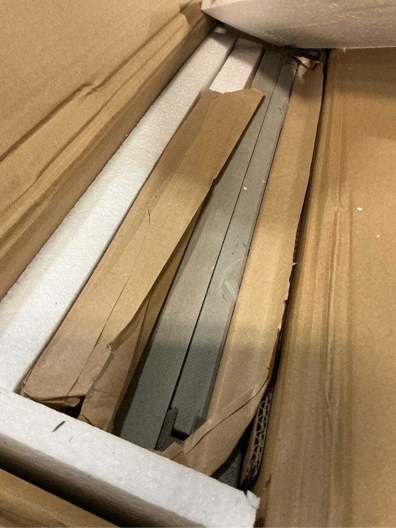 Condition photo showing Good Condition for BIRASIL Wood Tortoise Enclosure with Adjustable Light Stand,2-Tier Habitat Reptile Cage with Feeding Area Swimming Area, Turtle House for Small Animals Lizards Hamster (Gray)