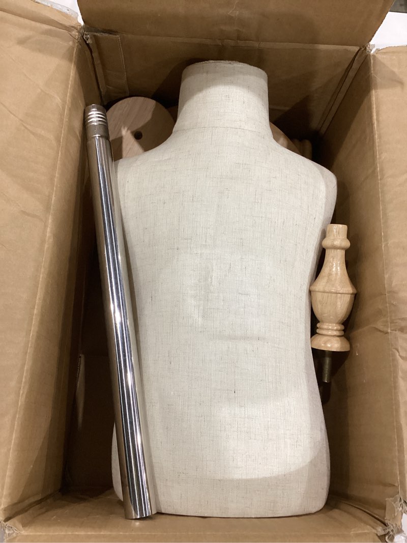 Condition photo showing As Is for Child Mannequin, Adjustable Kids Toddler for Apparel Scarf Window Shop Display, 2-3 Years Old