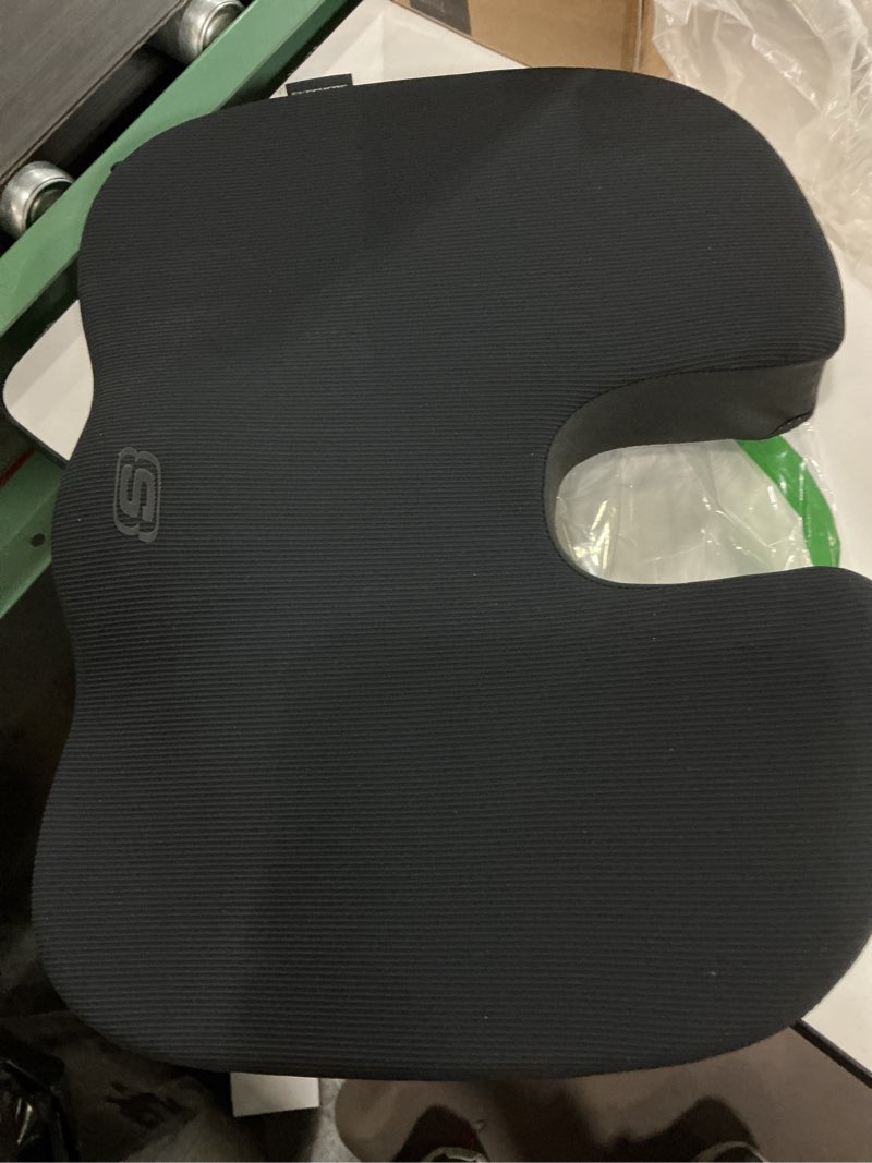 Condition photo showing Good Condition for Skechers Memory Foam Seat Cushion,Office Chair Cushion for Tailbone Pain Relief,Butt Pillow for Office Chair,Car seat Cushion,Computer Desk,Long Sitting Office Workers,and Car Drivers,Black