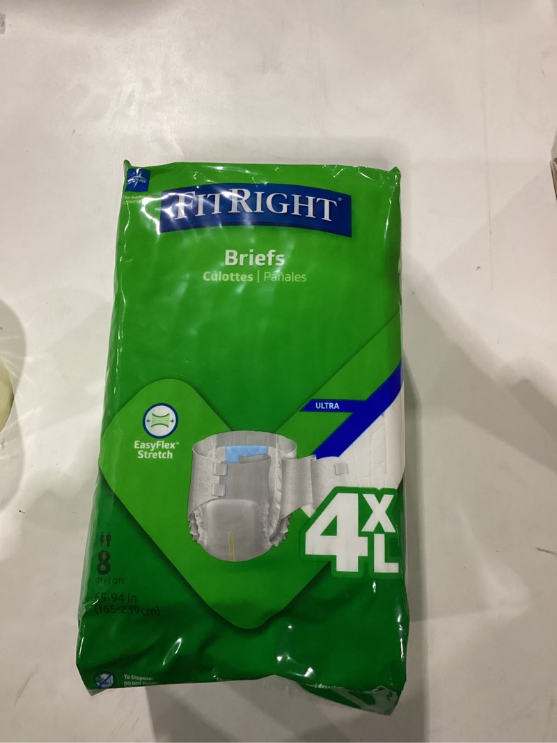 Fitright briefs 4xl pack of 8