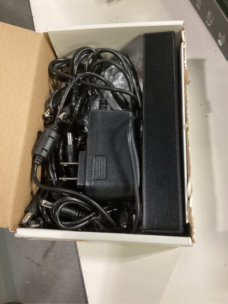 Condition photo showing Good Condition for guitar pedal power supply, strich 10 isolated dc output for 9v/12v/18v effect pedal, 100ma 500ma pedalboard power supply with short circuit protection, noise reduction circuit design, new version