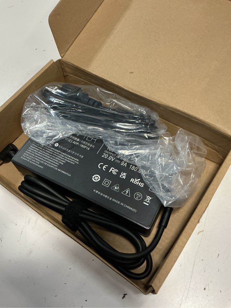 Condition photo showing Good Condition for 180w charger compatible with asus tuf gaming a15 f15 f17 a17 fa506 fa706 fx505 fx506 fx706 fx705 fx766 fx566 fa507rf fx86 fx95d fx95g tuf dash f15 fx516pc fx516pe fx517zc laptop power adapter