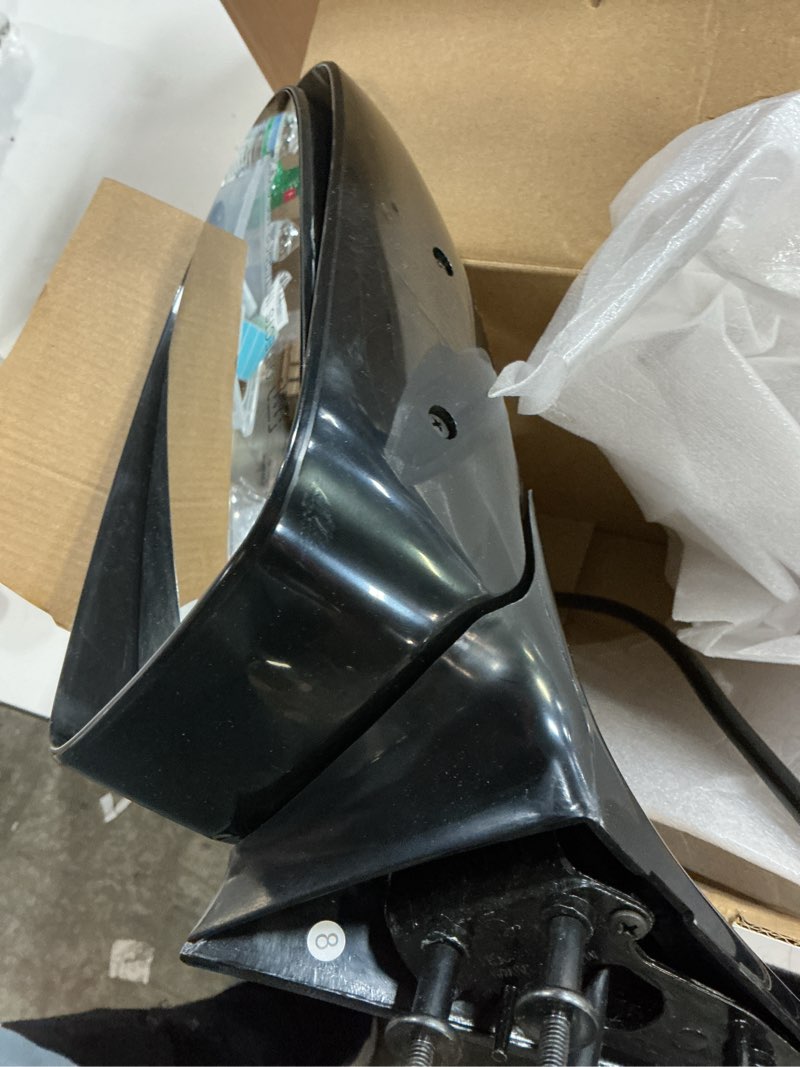 Condition photo showing Good Condition for a-premium pair (2) driver and passenger side power door mirror - compatible with chevrolet impala, caprice & buick roadmaster & cadillac fleetwood, 1995 1996 - heated manual folding smooth black