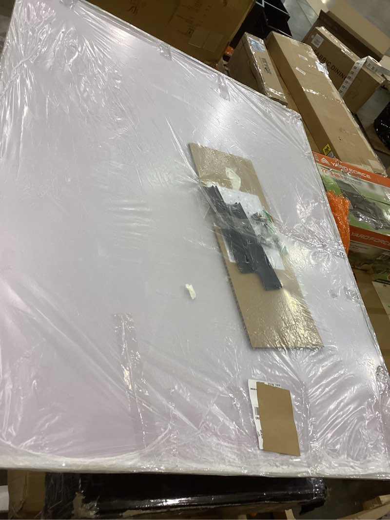 Condition photo showing As Is for VIZ-PRO Dry Erase Board/Whiteboard, 60 x 48 Inches, Wall Mounted Board for School Office and Home 5' x 4' 60"W x 48"H