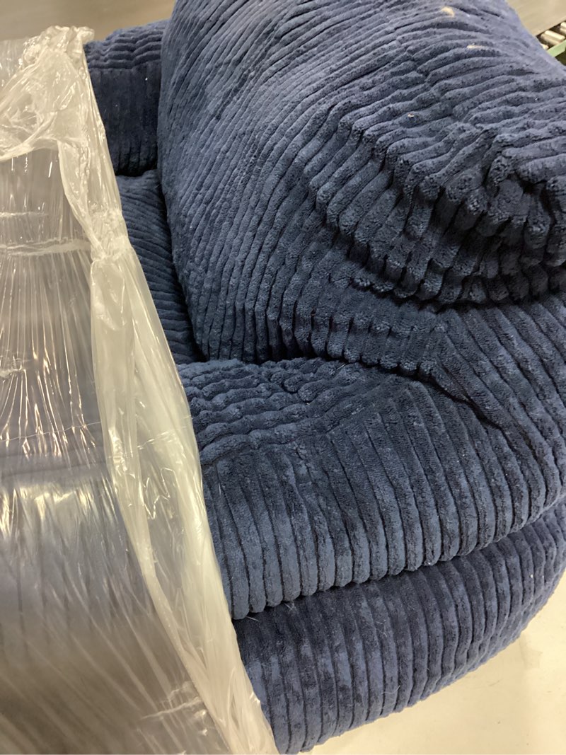 Condition photo showing Good Condition for MAXYOYO Kids Bean Bag Chair, Stuffed Toddler Bean Bag Sofa with Filler Cozy for Boys and Girls, Lazy Sofa with Pocket Floor Chair for Gaming, Reading, Navy Standard Navy