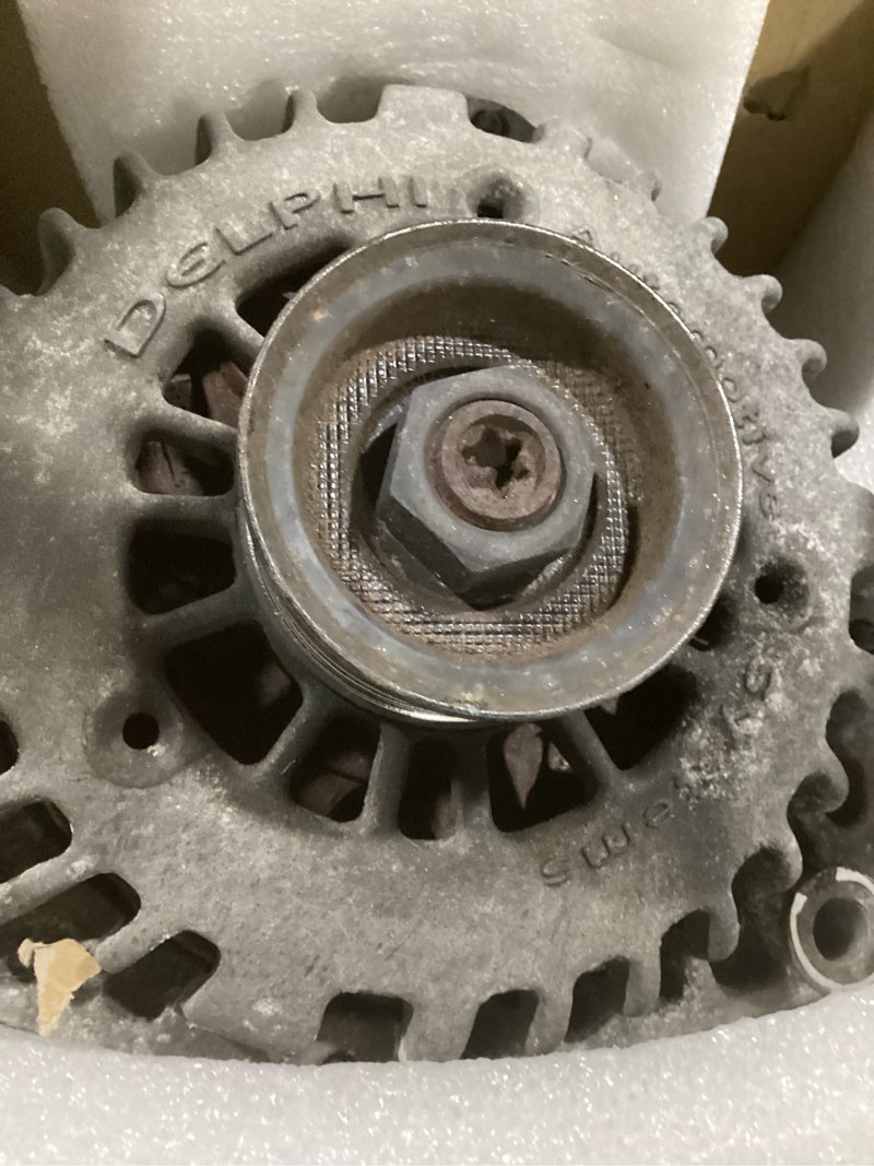 Condition photo showing As Is for 220amp high output 48237 alternator compatible with cadillac escalade for chevy silverado tahoe suburban trailblazer for gmc sierra yukon yukon xl envoy 1999-2006 replace 15200109
