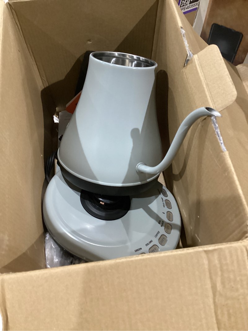 Condition photo showing Good Condition for COSORI Electric Gooseneck Kettle Smart Bluetooth with Variable Temperature Control, Pour Over Coffee & Tea Maker, 100% Stainless Steel, Quick Heating, Matte Black Matte Black 0.8 Quarts