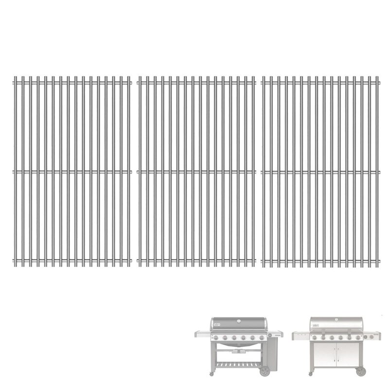 safbbcue 66803/66096 18.75" stainless steel cooking grates replacement parts ...