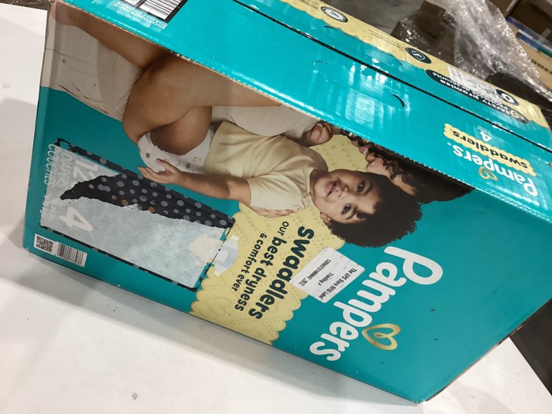 Condition photo showing New/Like New for pampers swaddlers sensitive disposable diapers - size 4 - 120ct