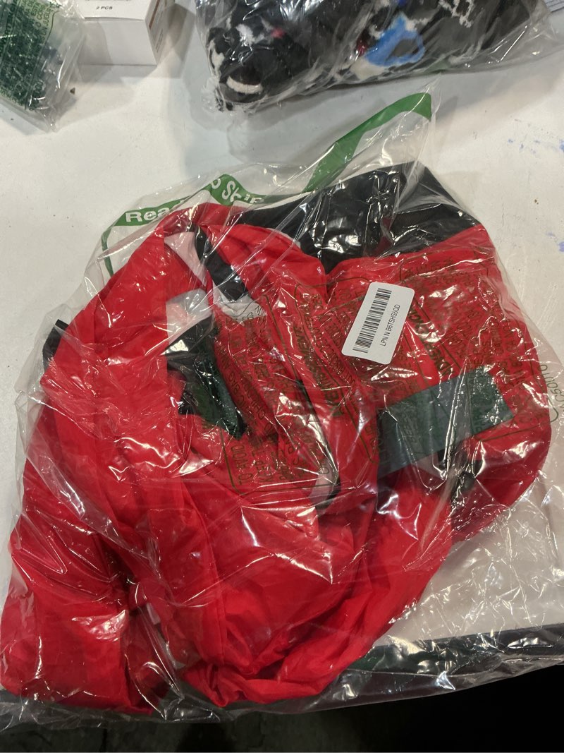 Condition photo showing As Is for LookOurWay Air Dancers Wacky Waving Inflatable Tube Man Attachment - 7 Feet Tall Advertising Air Dancer Waving Man Inflatable Tube Guy - Blower Not Included - Open Red