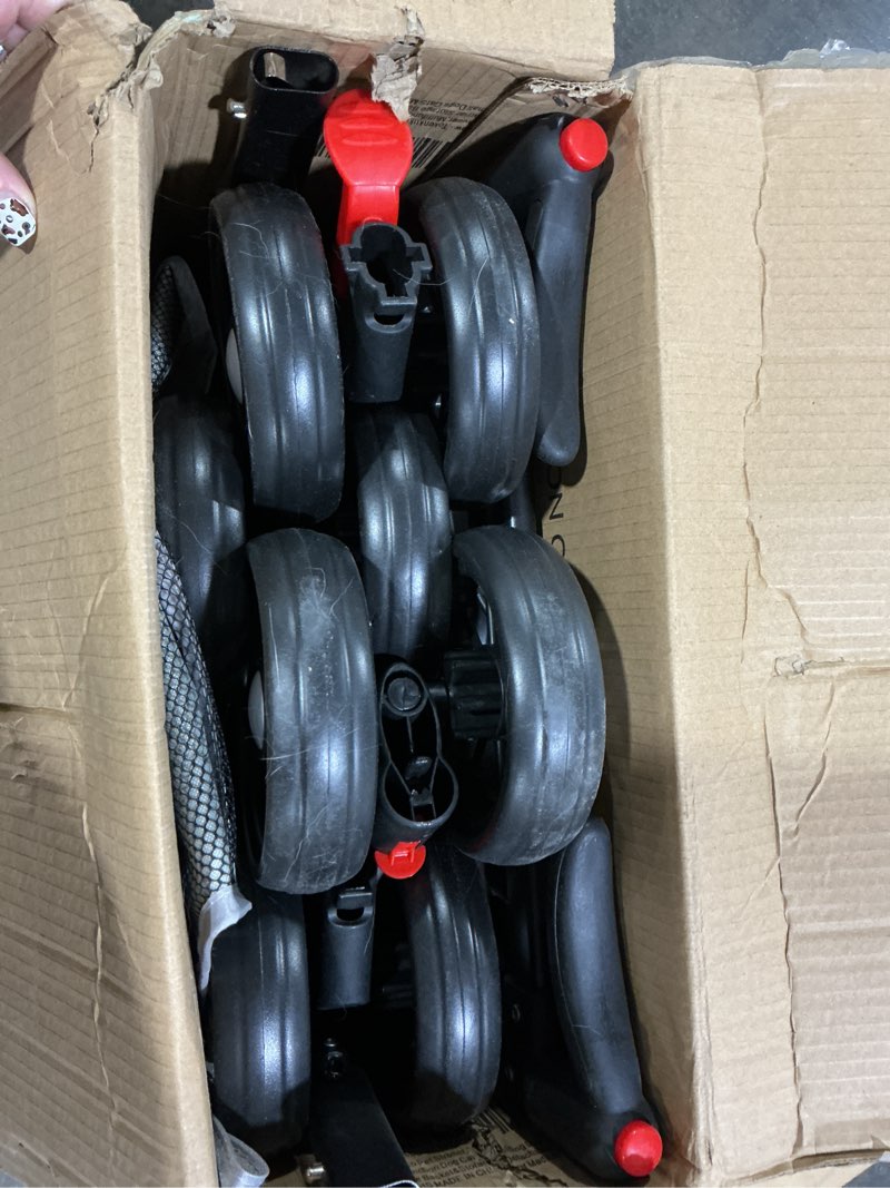 Condition photo showing As Is for Pet Stroller,3-in-1 Folding Dog Stroller,Multifunction Dog Cat Jogger Stroller,4 Wheel Foldable Pet Stroller with Detachable Carrier Storage Basket&Storage Bag for Medium Small Dogs Cats