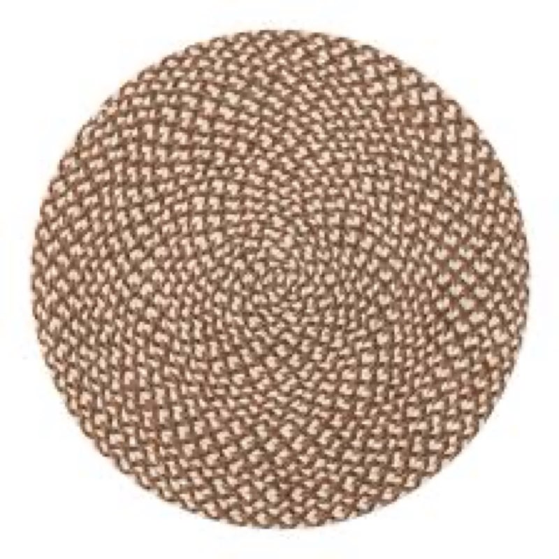 tweed braided jute rug