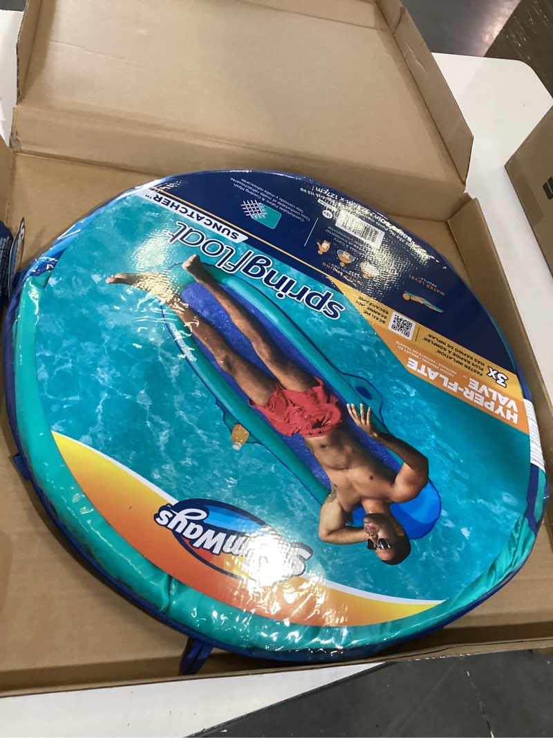 Condition photo showing Good Condition for swimways spring float premium sun catcher aqua (new version)