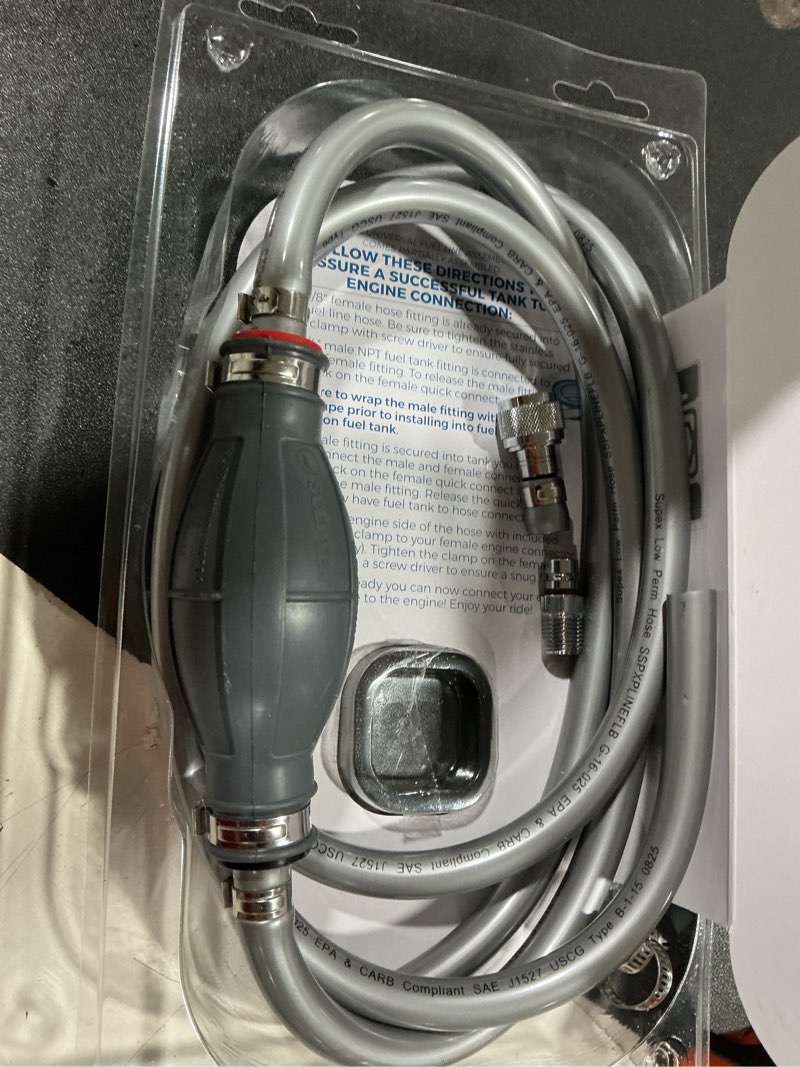 Condition photo showing Good Condition for scepter, 11522, universal marine tank fuel line assembly kit, 3/8"