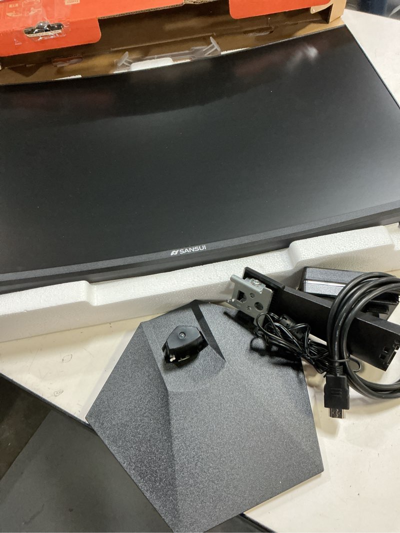 Condition photo showing Good Condition for sansui 24 inch curved 160hz gaming monitor,1500r curved gaming monitor fhd 1080p computer monitor,mprt 1ms fast va display,freesync,hdr,3000:1, hdmi2.0,dp1.4, vesa support(es-g24c1l hdmi cable incl.) 24" curved/fhd/160hz 24" curved/fhd/160hz
