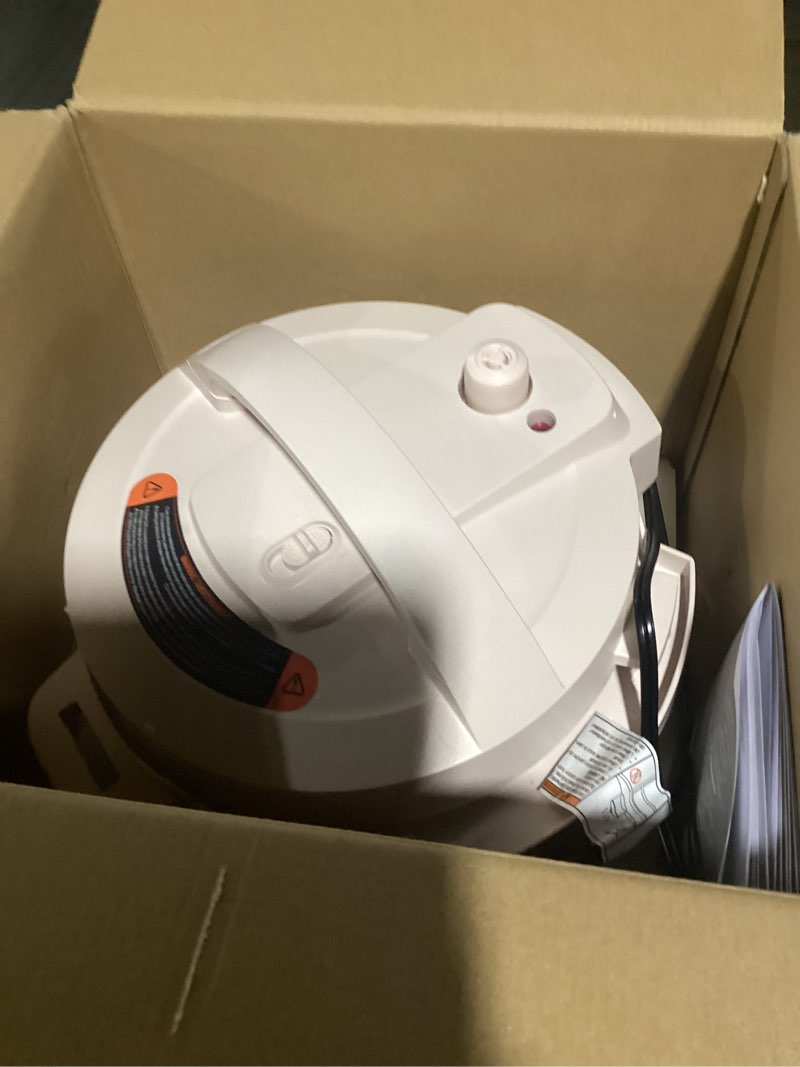 Condition photo showing Good Condition for Instant Pot 4QT RIO Mini 7-in-1 Multi-Cooker, Pressure Cooker, Slow cook, Sauté, Steam, Rice Maker, Yogurt, & Warmer, Rosewater, 4 Quarts Rosewater 4 Quarts