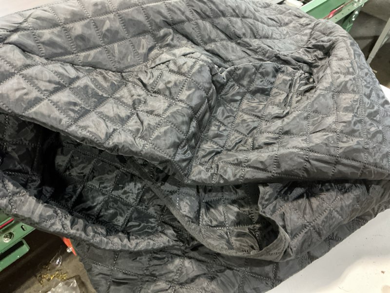 Condition photo showing As Is for mainstays all in one lightweight quilt set and sheet set -1 piece, twin/twin black