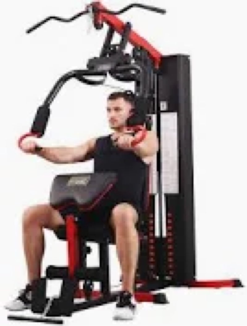 (WeightsOnly) Fitvids Lx750 Multifunctional Full Home Gym System Workout Station with 122.5 Lbs Weight Stack, 
