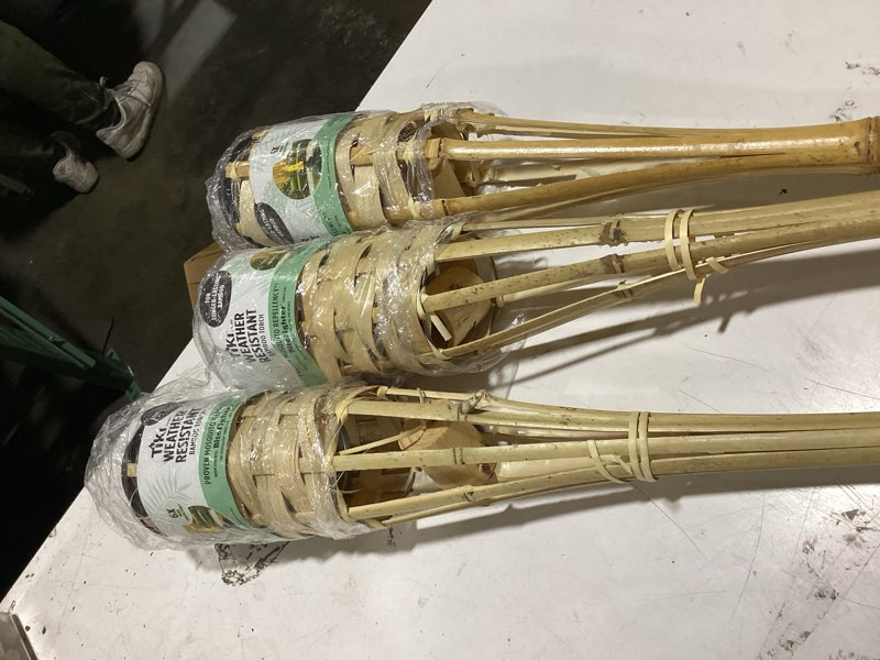 Condition photo showing Good Condition for (3 packs grouped) torch tiki luau bmbo 57\\\"24
