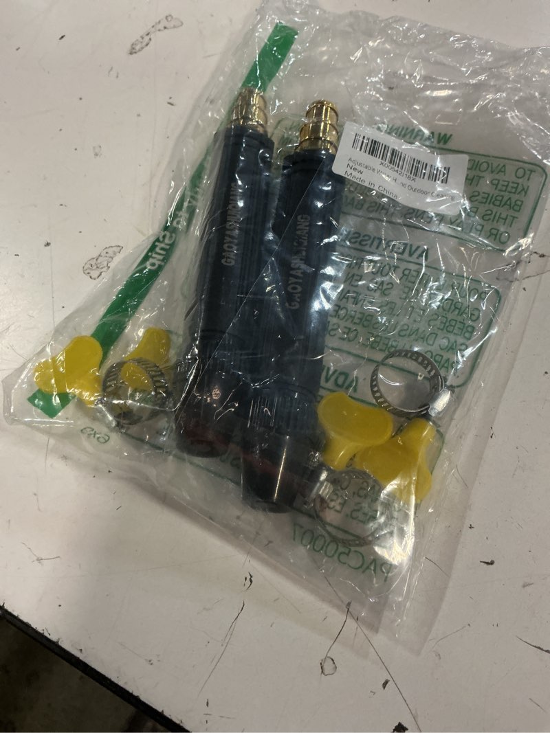 Condition photo showing Good Condition for 2026 new jet nozzle power washer for garden hose, high pressure power washer nozzle garden hose nozzle high pressure powerful cleaning spray evenly, high pressure hose nozzle for car washing