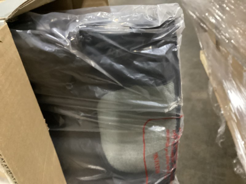 Condition photo showing Good Condition for DUMOS 3 Wheels Pet Stroller for Small Dogs and Cats – Foldable Dog Stroller with Mesh Windows, Storage Basket & Cup Holder, Lightweight & Durable Pet Carrier for Travel, Outdoor Use – Black Black 3 Wheels