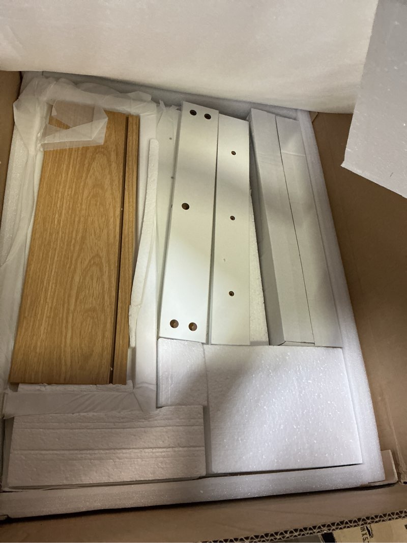 Condition photo showing New/Like New for medicine cabinet -bathroom cabinet wall mount with diy lighting unique top and dual-tone design, over the toilet saver storage cabinets white-01 23x30-white