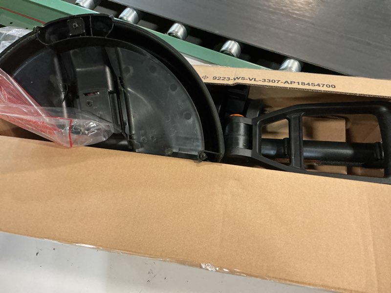 Condition photo showing As Is for worx 3 in 1 cordless string trimmer/lawn edger/mini mower, 12" electric weed wacker with command feed, 20v weed eater with 5.5 lbs, battery & charger included, wg170.2 3 in 1 trimmer w/(1) 2.0 ah battery