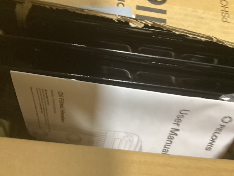 Condition photo showing Good Condition for Pelonis Oil Filled Radiator Heater for Large Space, 2025 Upgraded, Space Heaters with 1500W Quiet Warmth Radiant Heater, 3 Heating Modes, Overheat & Tip-Over Protection, Adjustable Thermostat, Black