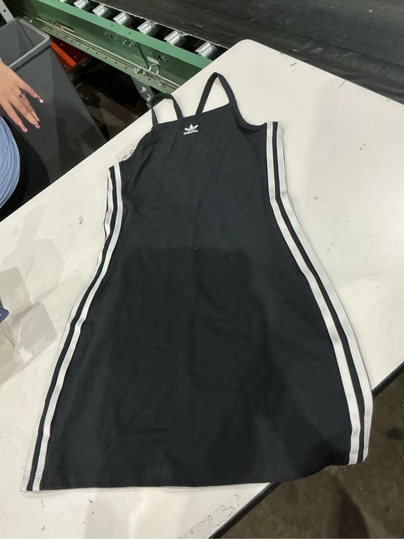 Condition photo showing As Is for adidas originals women's adicolor classics tight summer dress small black