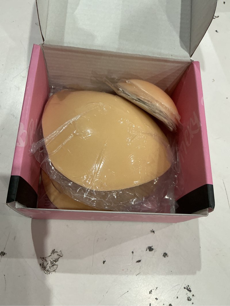 Condition photo showing Good Condition for mearter ultra push up sticky bra pads inserts | double sided adhesive bra inserts | stick on sports swimsuit beige medium