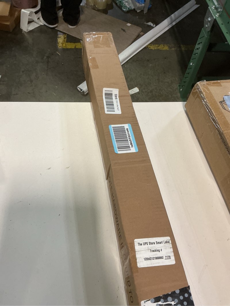 Condition photo showing New/Like New for heavy duty curtain rods,1 1/4" large diameter premium nonadjustable curtain rod,48in/4ft custom window treatment rods with durable aluminum brackets and end caps,gold finish gold 48in/4ft