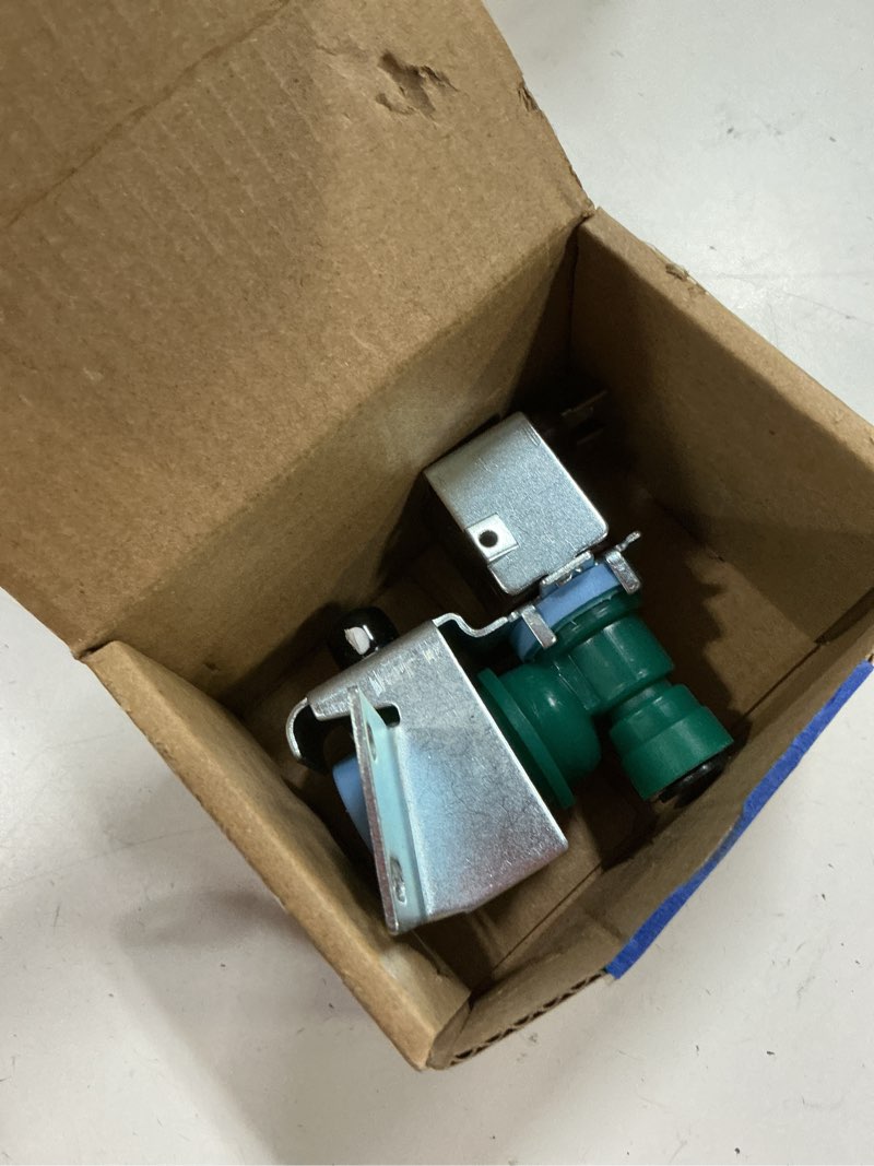 Condition photo showing New/Like New for w10279909 refrigerator water inlet solenoid valve fit for whirlp ice maker replace w10498995 wpw10279909 2117143 ps11751805 ap6018503