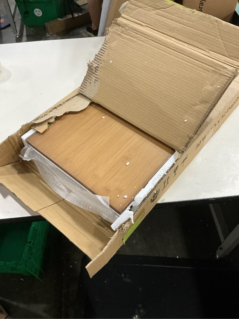 Condition photo showing New/Like New for wire shelf covers, bamboo wire rack covers for pantry, closet (4pcs, 30" w x 12" d) 30"w x 12"d 4