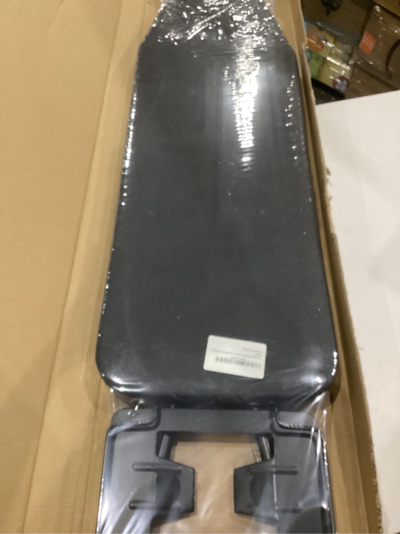 Condition photo showing As Is for Ironing Board, 43''L x 13''W Heavy Duty Compact Full Size Ironing Board with Iron Rest, Heat Resistant Cover with Extra Padding, Height Adjustable Sturdy Iron Stand (Black)