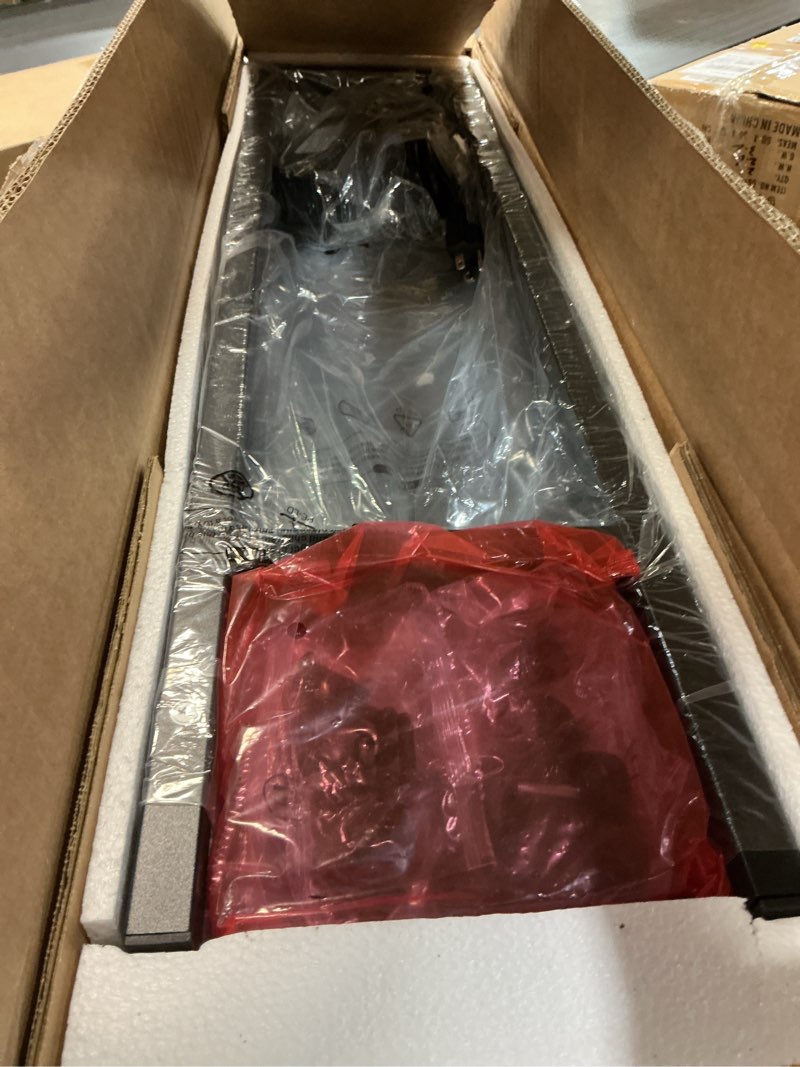 Condition photo showing Good Condition for SUPERJARE 102.4 Inch Sofa Table with Power Outlets and USB-C Port, 5.9 Inch Narrow Console Tables, Entryway Hallway Couch Tables with Storage, Behind Sofa, Small Spaces, Living Room, Grey Charcoal Gray 7.9''Dx102.4''Wx31.5''H
