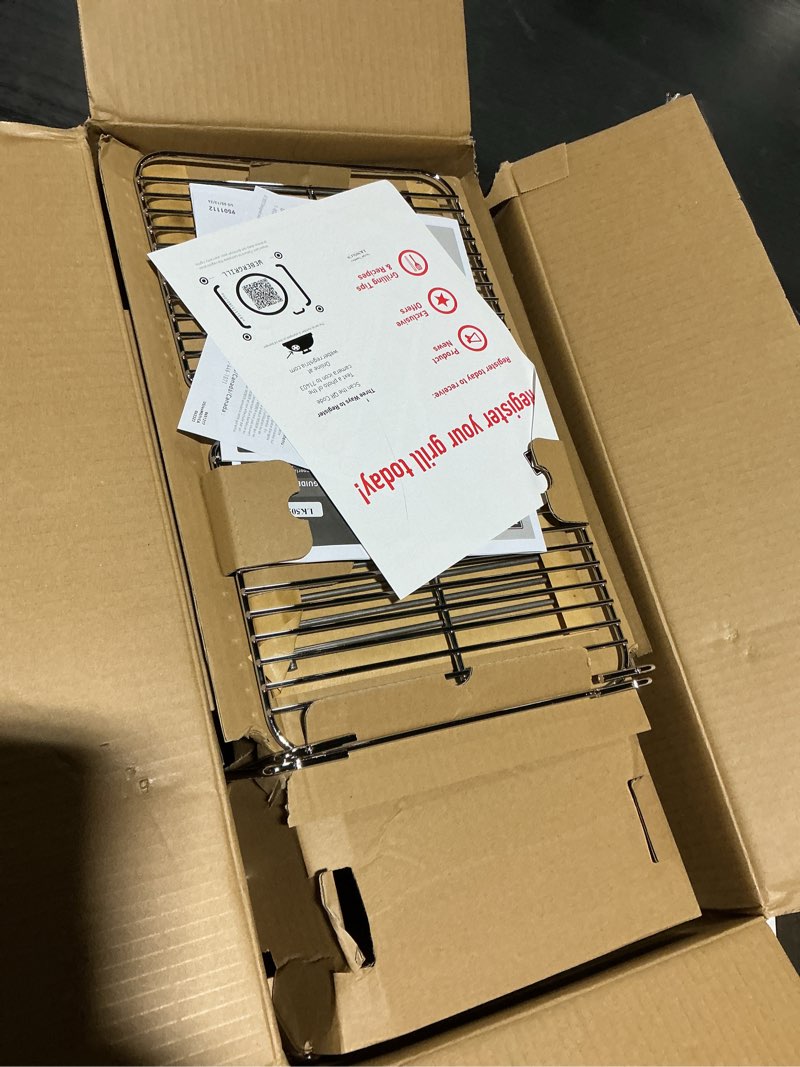 Condition photo showing Good Condition for Weber Go-Anywhere Charcoal Grill Charcoal Split Grate 11.5"x19.5"x15"