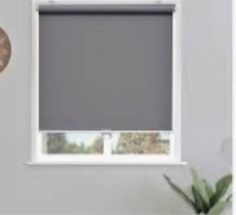 SUNOFF Cordless Blackout Roller Shades Blinds for Windows Free-Stop,Pull Down Room Darkening with 34.5”*72”