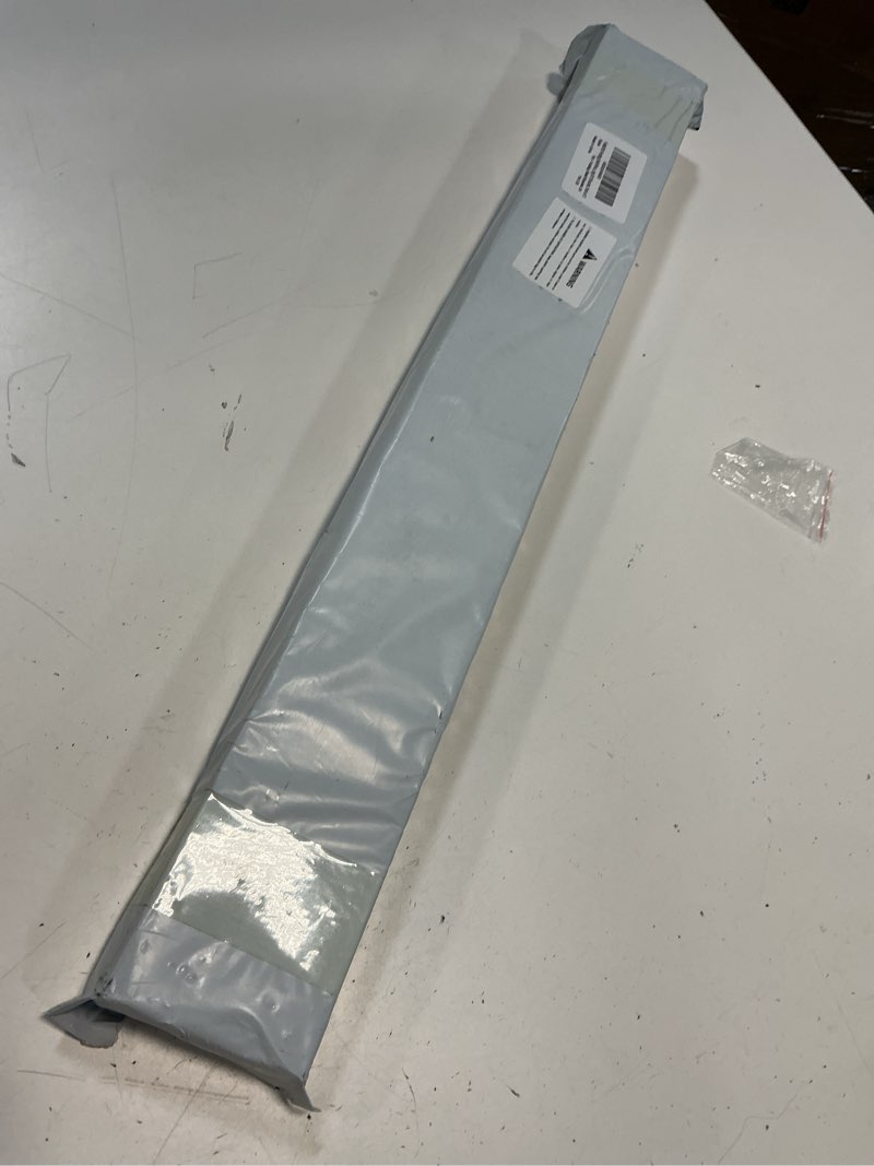 Condition photo showing New/Like New for yumore 24" folding shelf brackets, max load: 330lb heavy duty stainless steel collapsible shelf bracket for table work bench, space saving diy bracket, pack of 2 24 inch silver