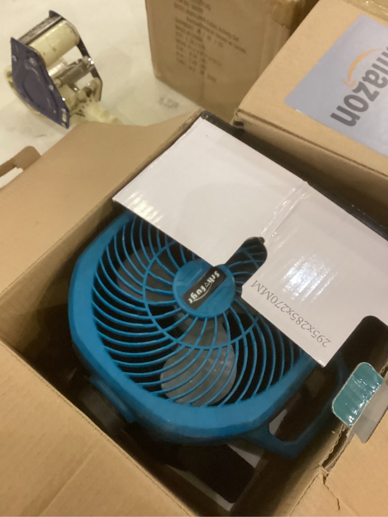 Condition photo showing As Is for Battey powered fan