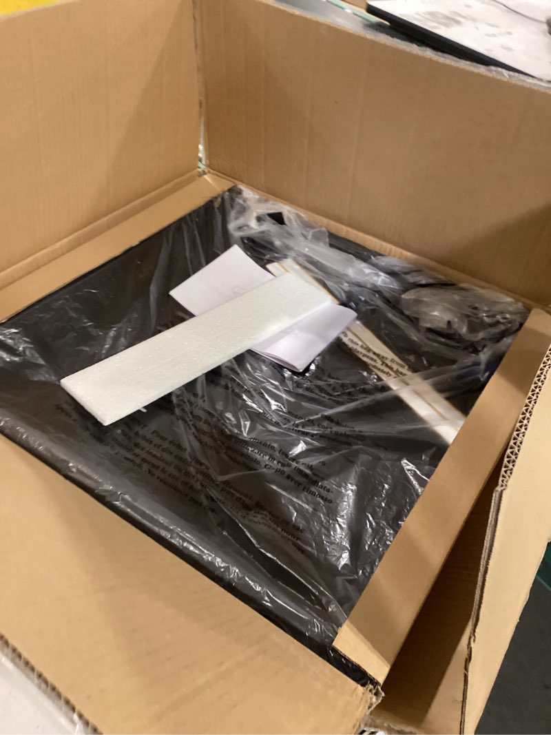 Condition photo showing Good Condition for under desk mounted slide out drawer, w 13.4" x d 9.3" storage organizer with cable management?pull out add-on storage for office & standing desks with high crossbar, metal, black (medium)