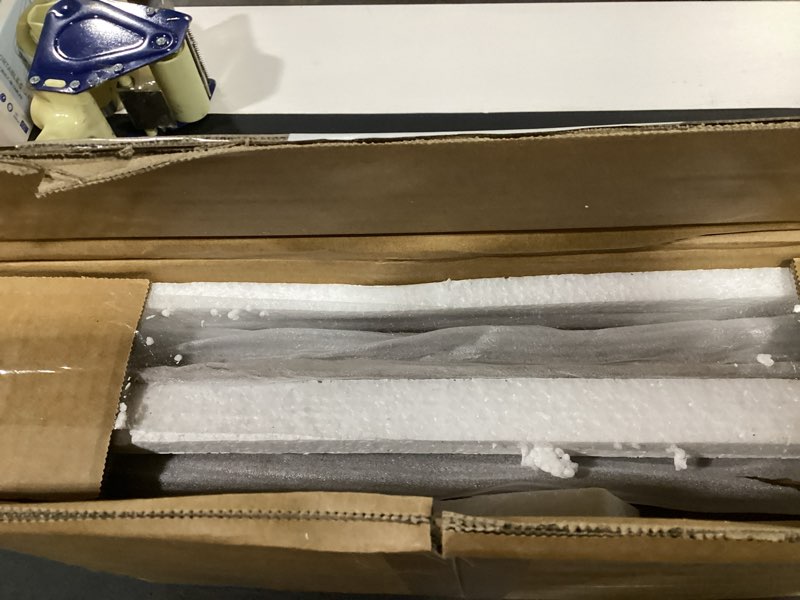 Condition photo showing New/Like New for file organizer desktop, wood desk organizer with 3 adjustable shelves, mail paper sorter for office, home, file holders for envelopes, mail supplies or magazines, rustic brown rustic brown 15.83"l x 9.25"w x 11.1"h