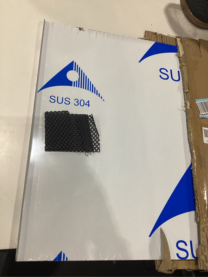 Condition photo showing Good Condition for billamb stainless steel cutting boards for the kitchen, suitable for meat, fruits, vegetables, bread, and baking large-sized cutting boards (50 x 40cm/19.7 x 15.7 in) 19.7"l x 15.7"w