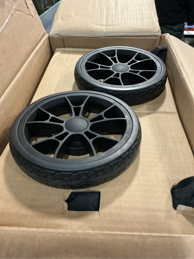 Condition photo showing As Is for Bombi B?bee V2 Lightweight Baby Stroller - Premium Vegan Leather, One-Hand Fold, Infinite Recline, Aircraft-Grade Aluminum Frame, XXL Canopy, and Ample Storage Umbrella Stroller - Hunter Green