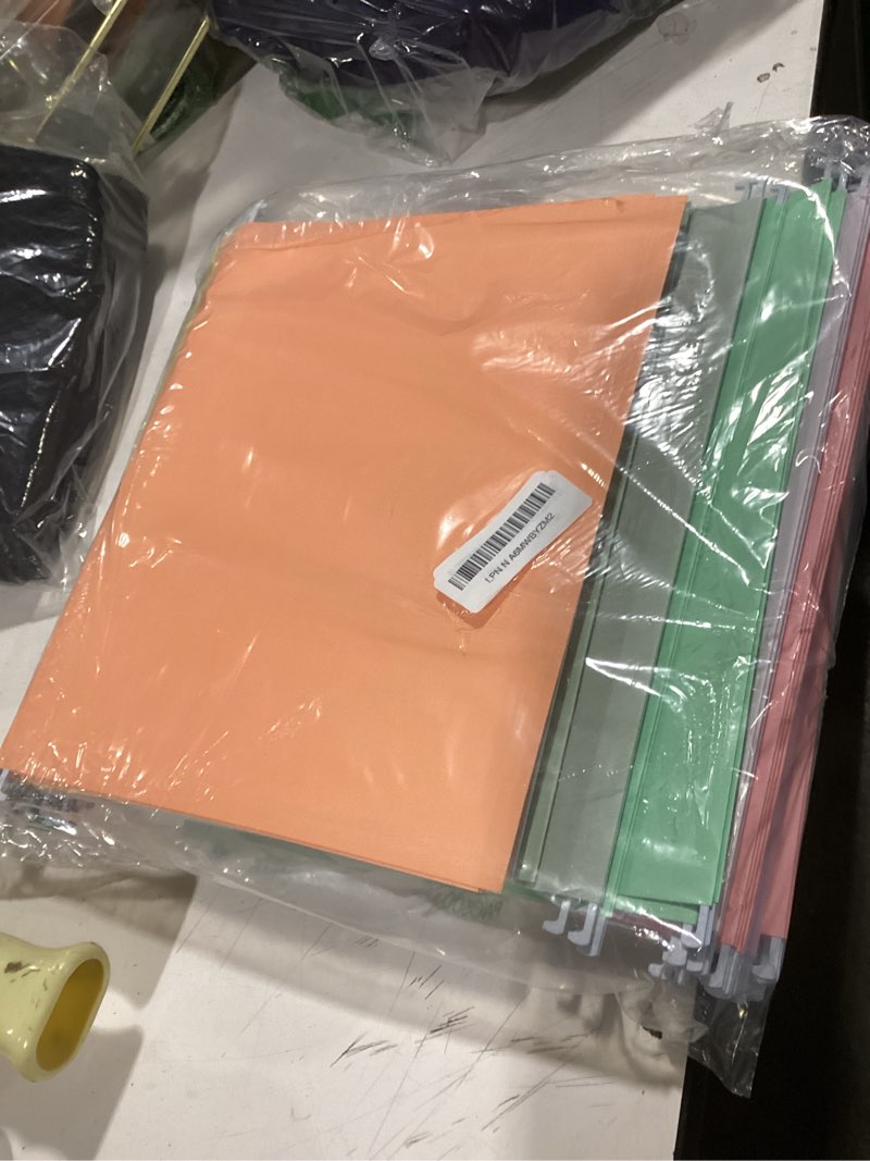 Condition photo showing Good Condition for 50pcs MagDurnus Hanging File Folders, Pastel Color Design,Letter Size with 1/5 Adjustable Cut Tabs, Assorted 12 Styles,Decorative,Drawer,Desk and Cabinet Use Pastel Summer 50