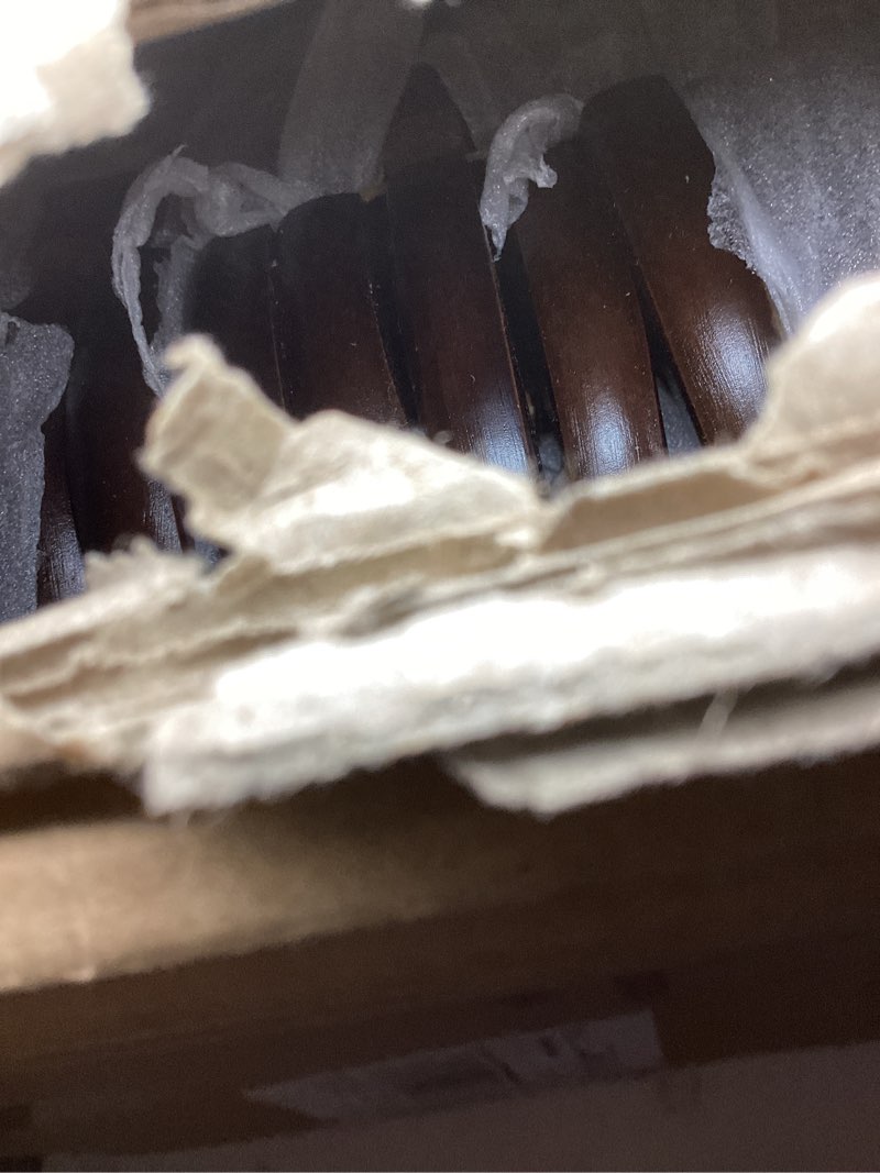 Condition photo showing New/Like New for Wooden Hangers 90 Pack,Heavy Duty Solid Wooden Clothes Hangers with Pant Bar,360-Degree Rotatable Hook,Durable & Slim Wood Hangers for Coats,Jackets,Dress,Pants(Walnut) Walnut 90