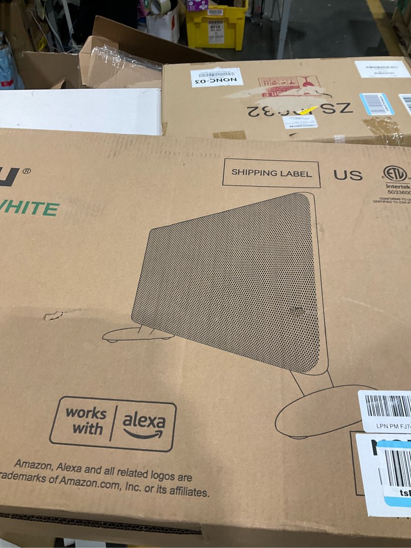 Condition photo showing New/Like New for Ballu Mica Infrared Space Heater Indoor Use,Large Room Panel Heater with Programmable Thermostat,WiFi App Control,Portable Stand or Wall Mount,Energy Efficient Smart Quiet Heater,Work with Alexa,White